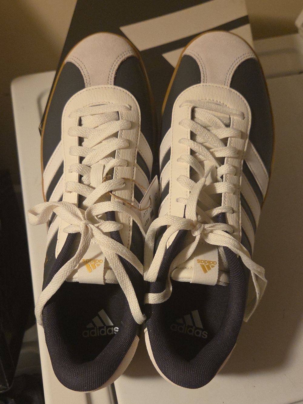 adidas VlL COURT 3.0 Men’s Navy and White Retro